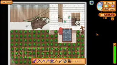 [1.0.9~] how to place fish tanks (T+U / Top+Under / 凹+凸 / 上+下) - method 1 - provided invisible path / method 2 = noclip mod